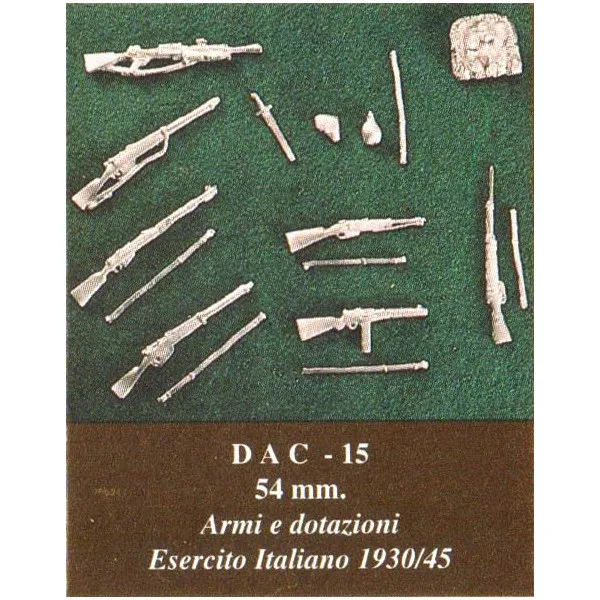ART GIRONA Bases Armes armée italienne set 1930-45 accessoires