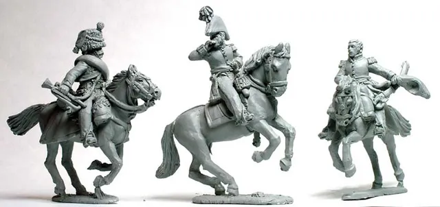 Perry Napoleonic DB43 cavalerie figurine commandement