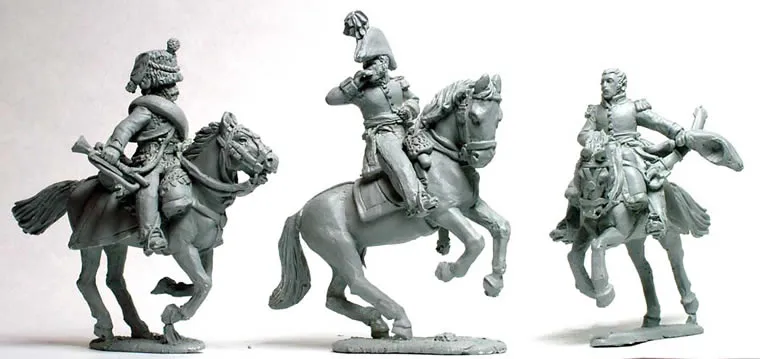 Perry Napoleonic DB43 cavalerie figurine commandement