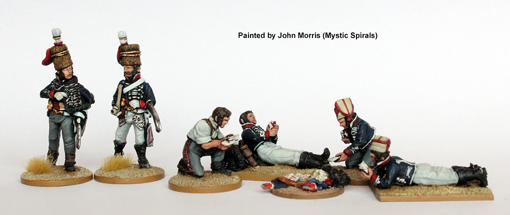 Perry Miniatures Napoleonic BH 153 figurines cavalerie légère repos