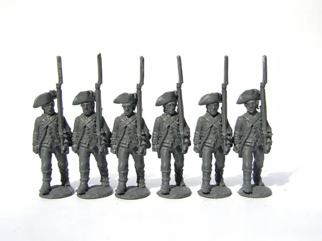 Perry Miniatures AW 40 American Infantry figurines marche