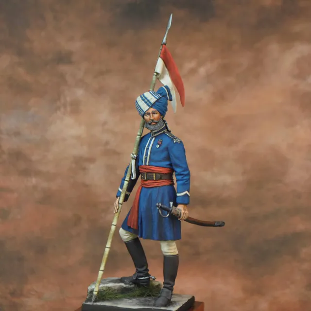 Art Girona 70mm 32nd Lancers Sowar 1913 figurine à peindre
