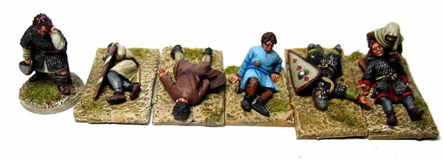 Perry Crusades CU29 morts et blessés figurines 28mm
