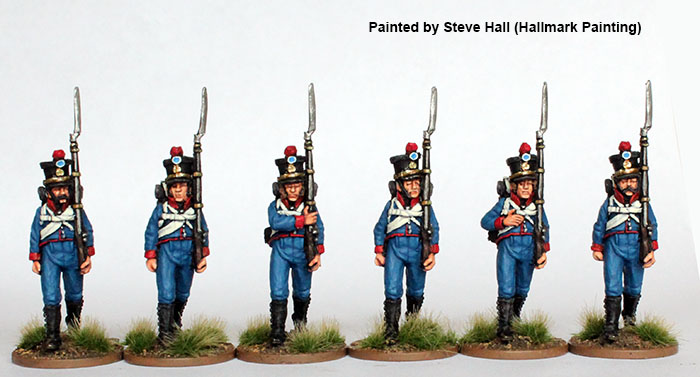 Perry Napoleonic BAV 39 garde nationale figurines marche