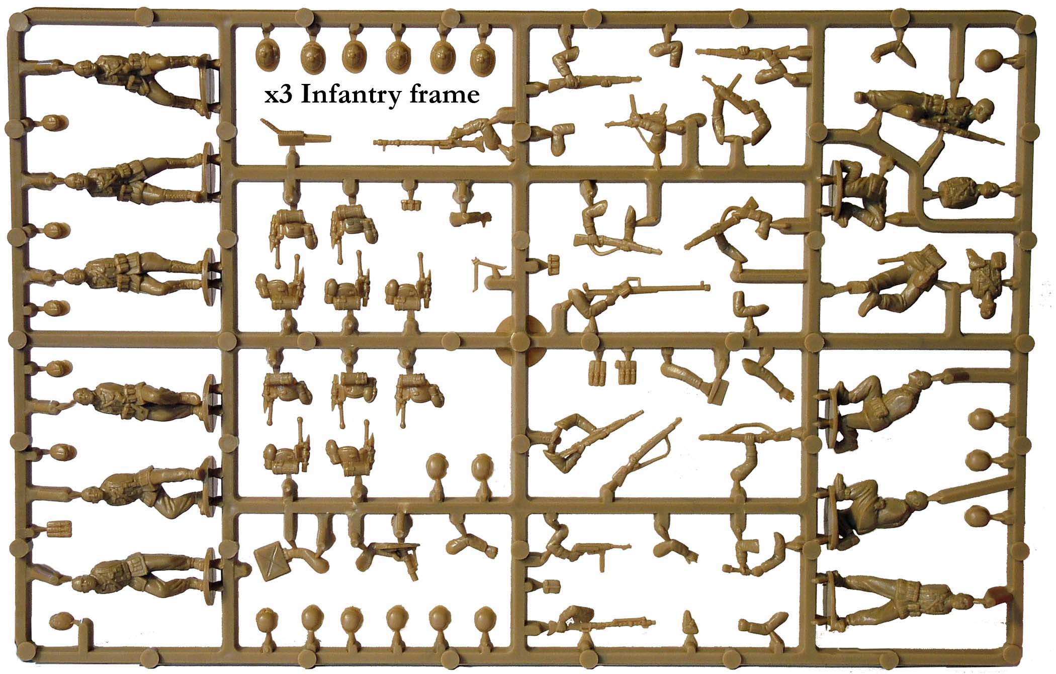 Perry Miniatures GWW 1 figurines Afrikakorps plastique 38 pièces