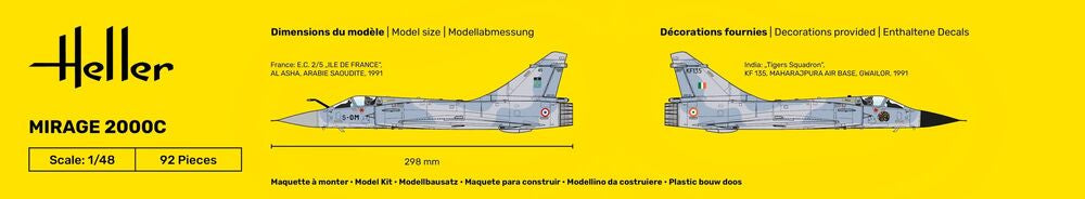 Heller Historical Collection Mirage 2000 C 1/48 maquette avion