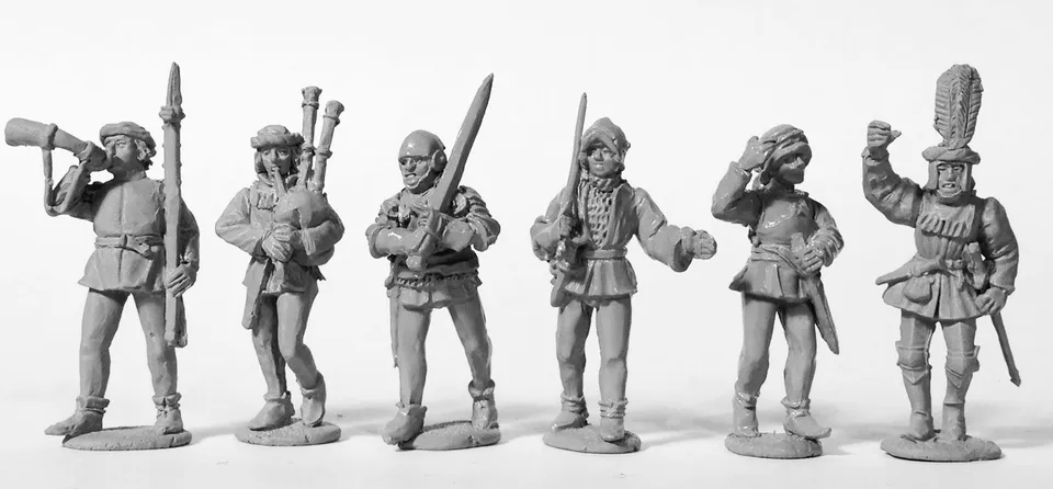 Perry European Armies EA33 figurines Swiss foot commandement 28mm