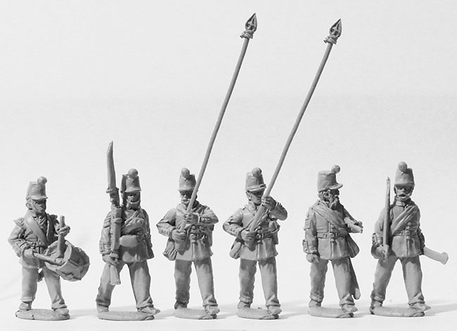 Perry BIF 7 infanterie de ligne figurines 28mm shako 1855