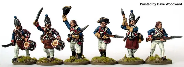 Perry Miniatures Am. Indépendance AW80 figurines grenadiers Hesse