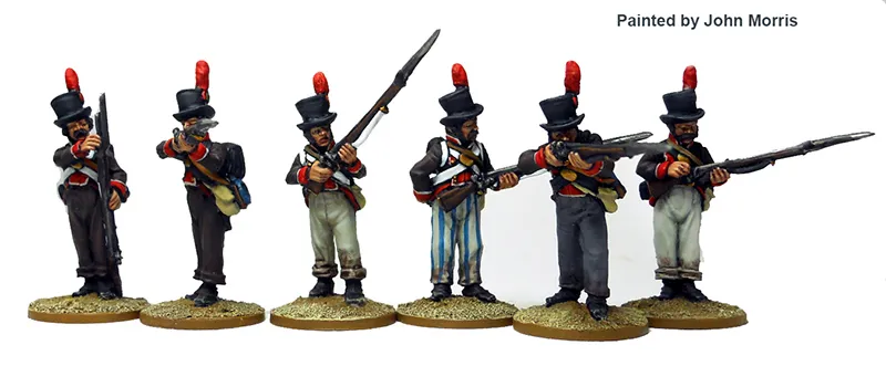 Perry Miniatures Napoleonic SPA 31 figurines fusiliers ligne tir
