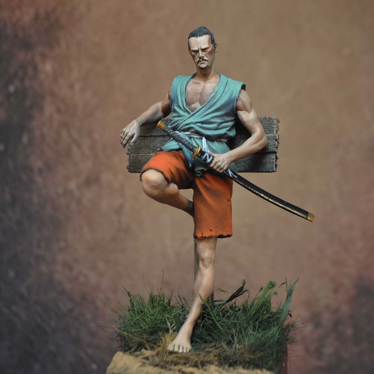 ART GIRONA 70mm Ronin figurine 70mm samouraï