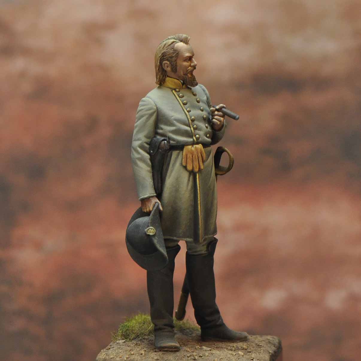 Art Girona International Confederate Officer figurine 1863
