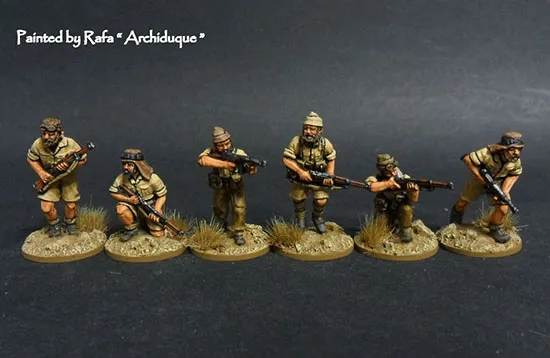 Perry Miniatures WW27 SAS figurines 28mm fusils Thompson