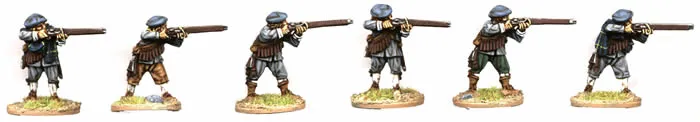 Perry Miniatures English Civil War SW4 mousquetaires tir