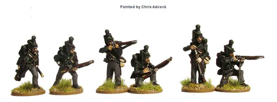 Perry Miniatures Napoleonic BH61 KGL figurines tirailleurs fusils