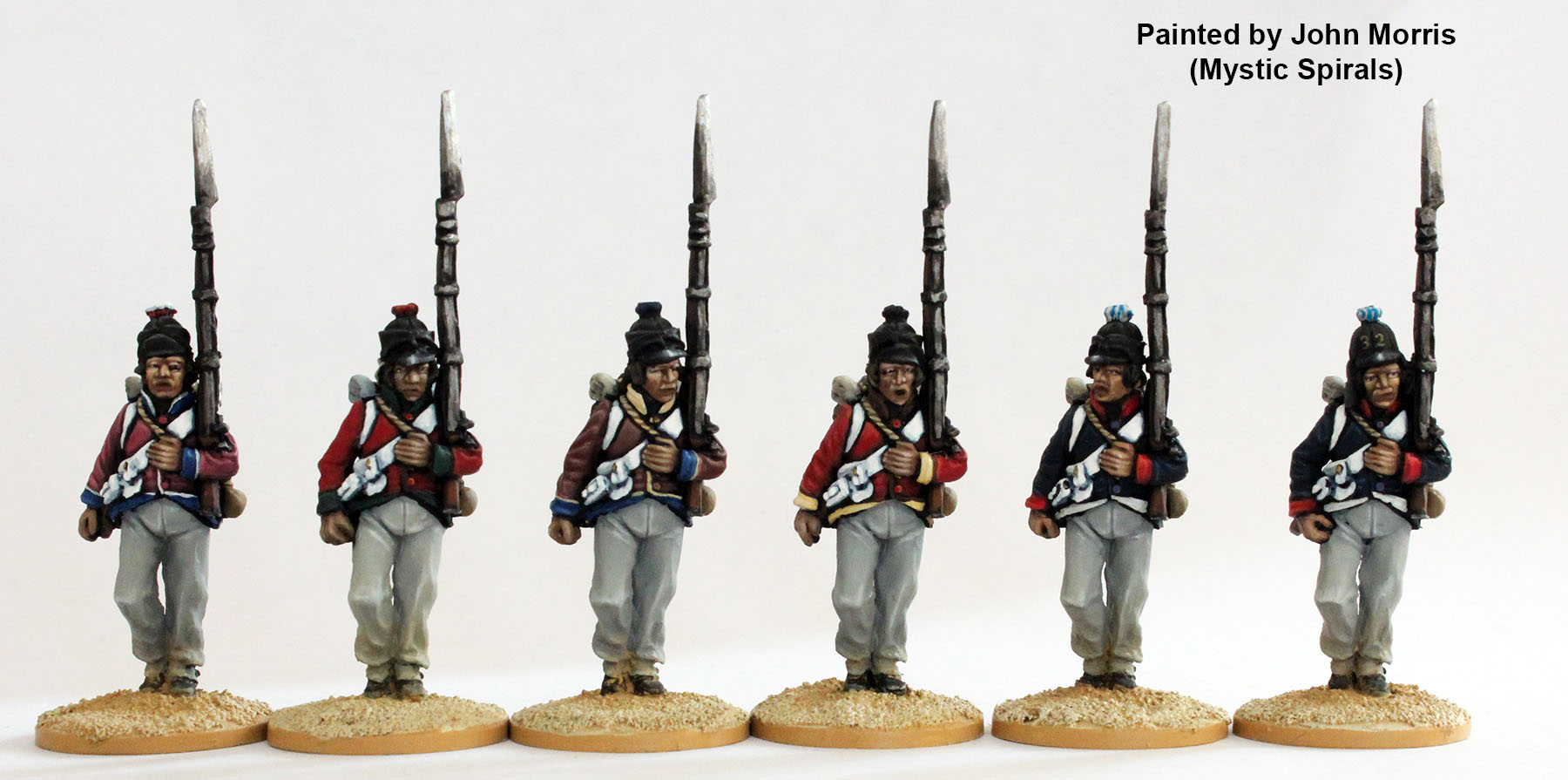Perry Napoleonic FE 5 figurines fusiliers de ligne à l'attaque