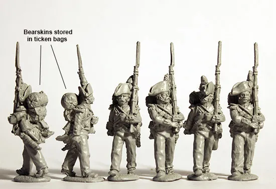 Perry Napoleonic FN166 grenadiers bicornes métal 1805