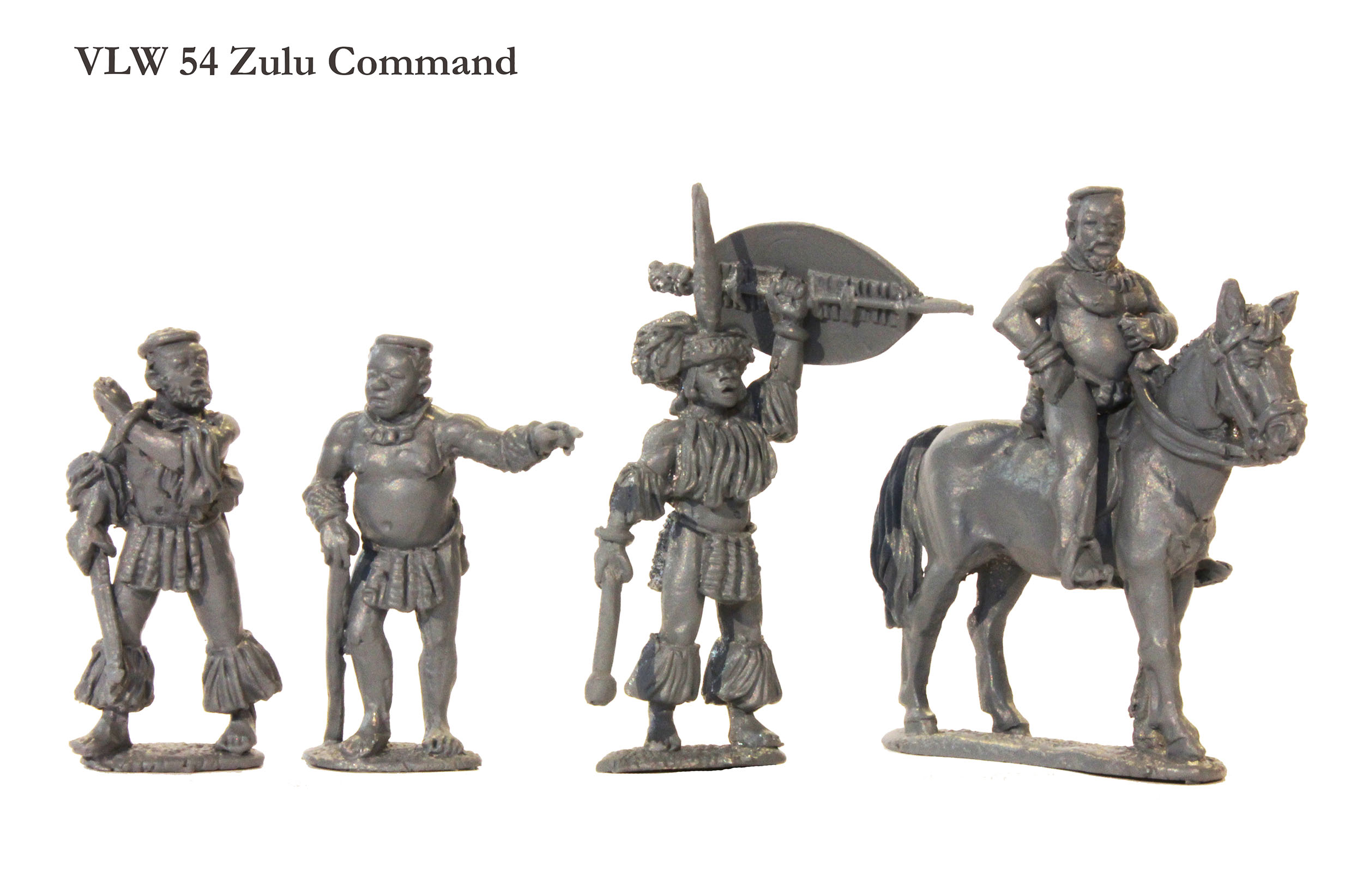 Perry Miniatures VLW 54 Zulu command figurines métal