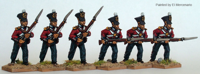 Perry Miniatures Carlist War ISA59 Royal Marines figurines charge