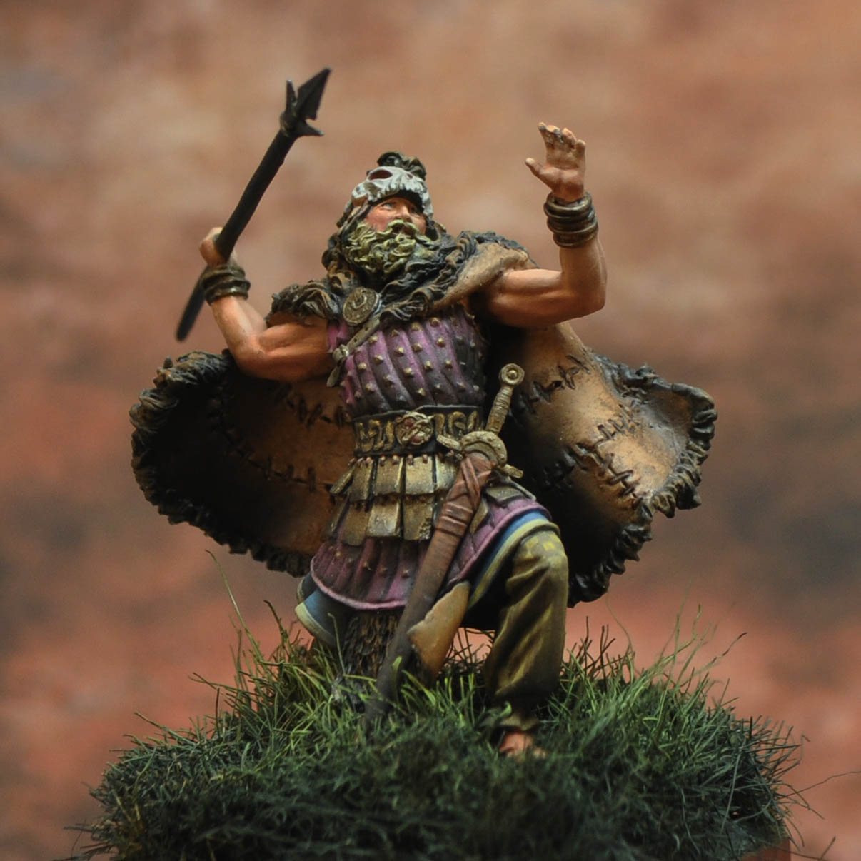 Art Girona Serie Historical Cuchulain figurine héros irlandais
