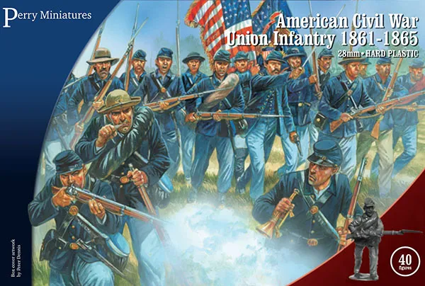 Perry Miniatures ACW 115 infanterie Union boîte 40 figurines