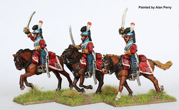 Perry Miniatures DAN 25 figurines dragons légers charge