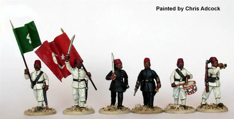 Perry Miniatures Sudan SB49 infanterie égyptienne commandement 28mm