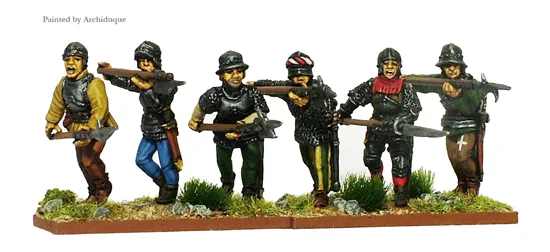 Perry Miniatures European Armies EA5 hallebardiers figurines métal
