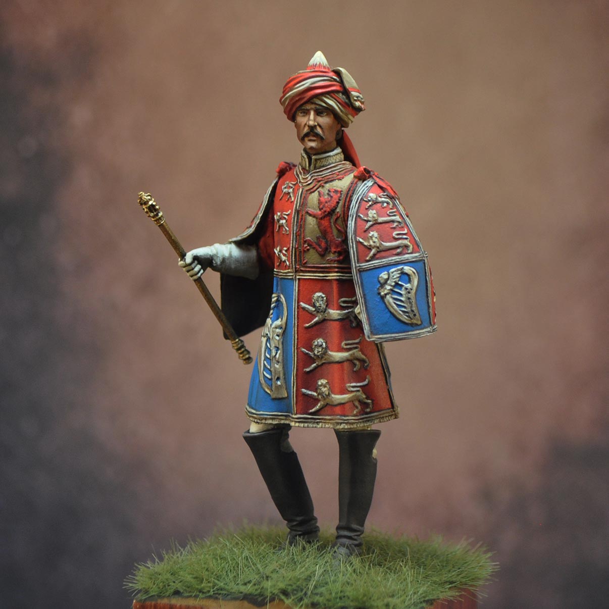 Art Girona 70mm Herald Delhi Durbar 1911 figurine