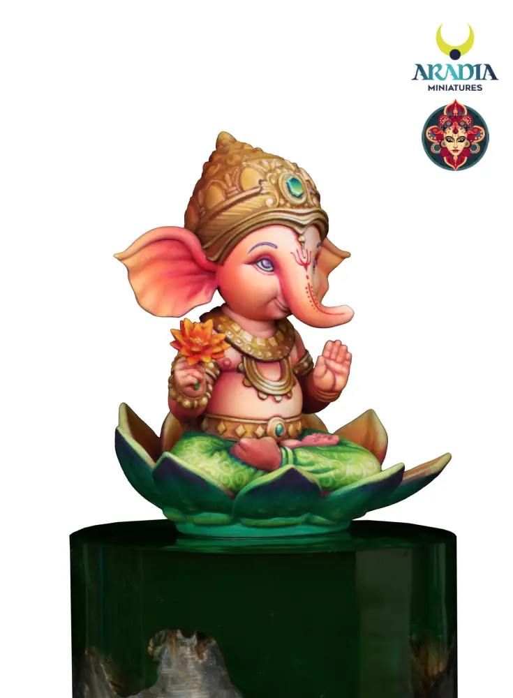 Aradia Kali Yuga Ganapati Figurine résine dieu éléphant