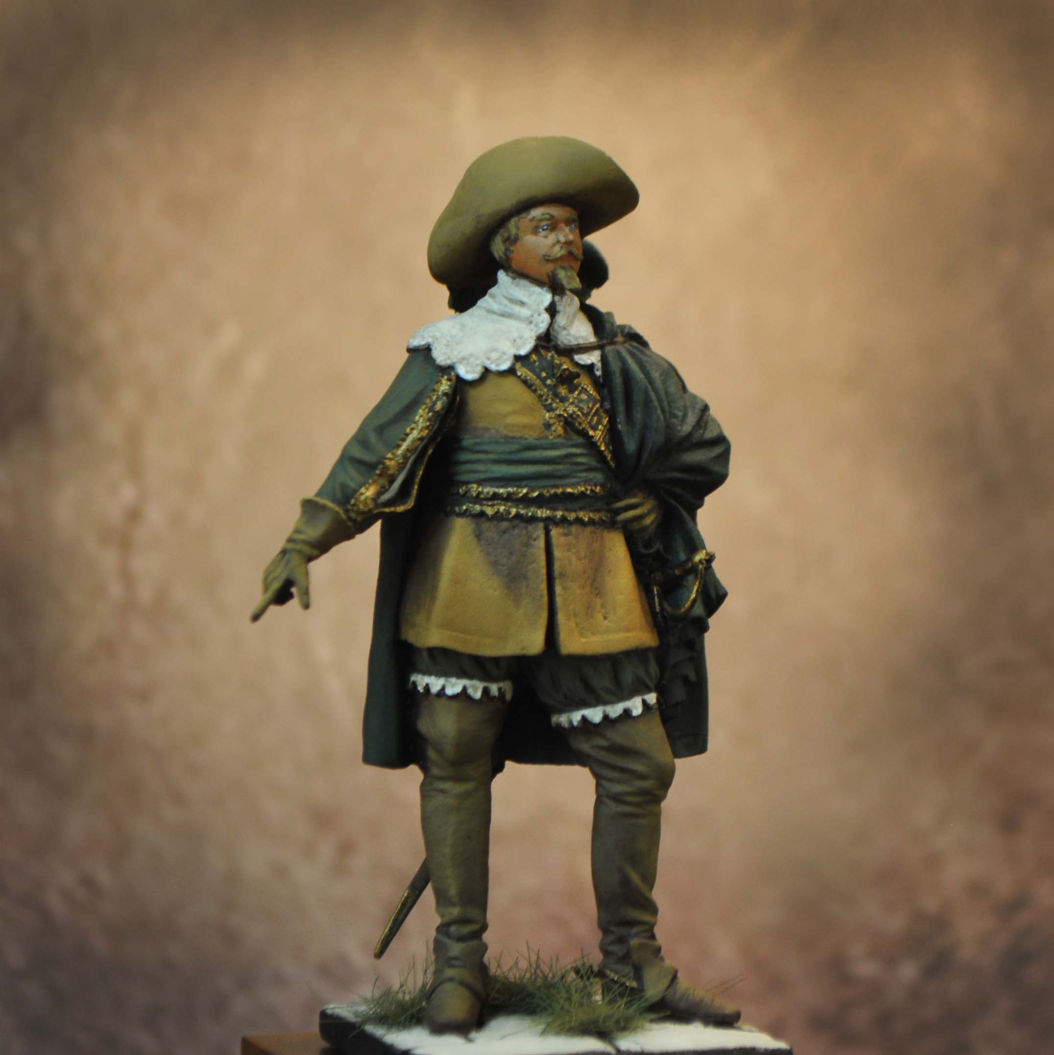 Art Girona General Serie Gustavus Adolphus figurine roi Suède