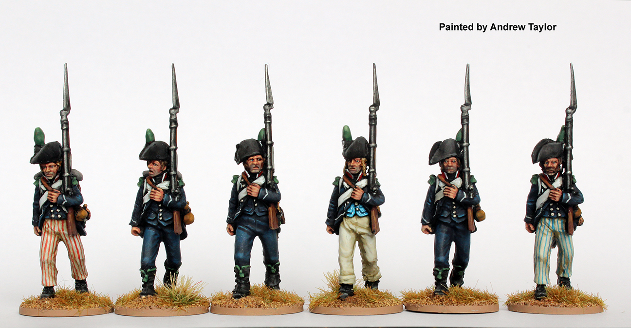 Perry Miniatures Revolutionary French REVF 11 chasseurs figurines bicornes