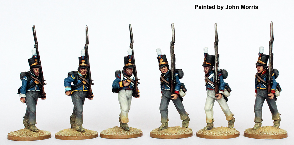 Perry Miniatures PORT 2 fusiliers en marche 1810-15 28mm