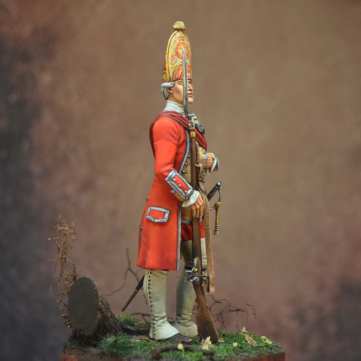 Art Girona 70mm Officer 3rd Regiment Grenadier 1751 figurine