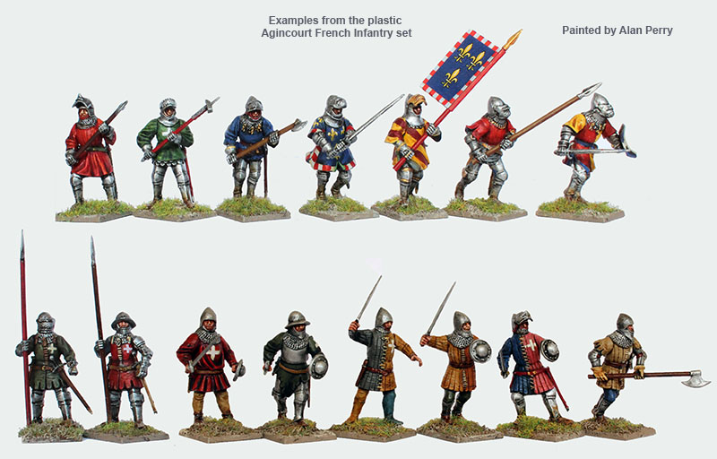 Perry Miniatures AO 50 Infanterie Française Azincourt boîte 42