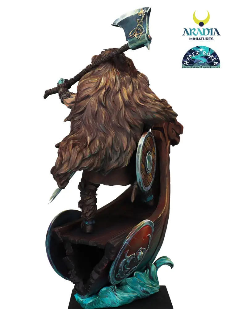 Aradia Minis Hyperborea Òlafur figurine guerrier fourrure