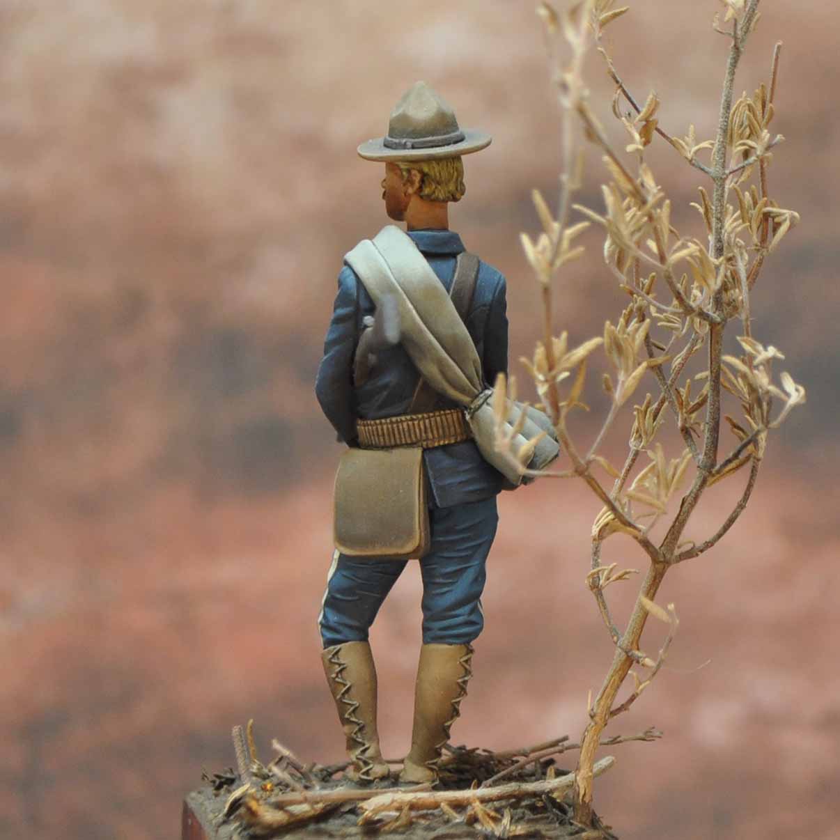 ART GIRONA International Serie American Infantryman Cuba figurine 54mm
