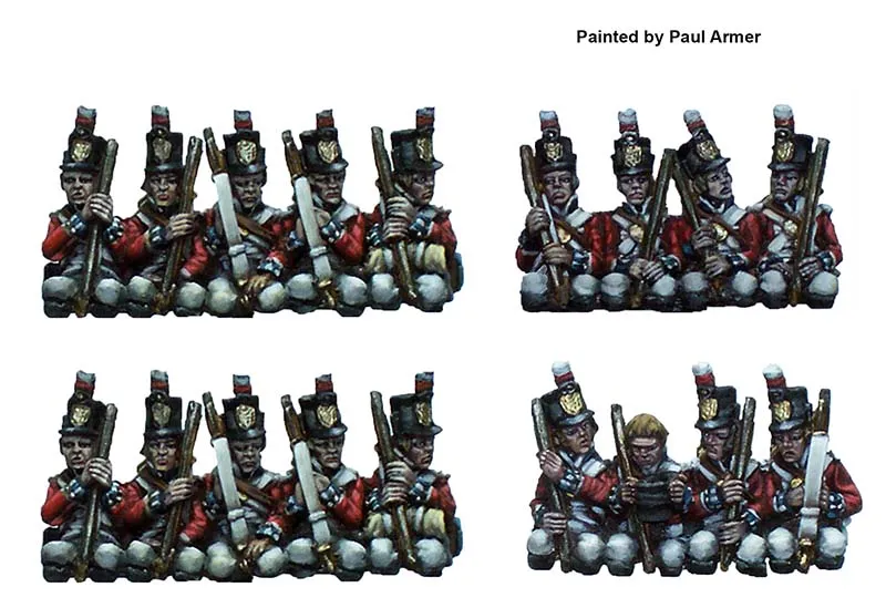 Perry Miniatures Napoleonic BH124 Infanterie assise 1798-1808 figurines