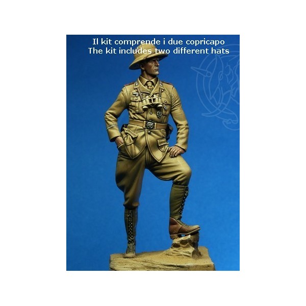 Art Girona Artillery Lieutenant DAK figurine 54 mm 1941