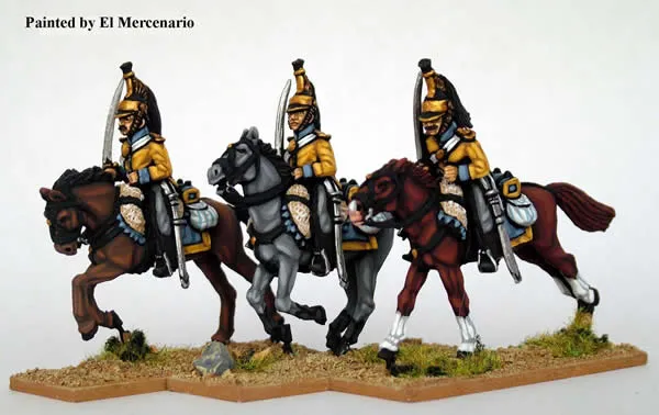 Perry Carlist ISA16 Cavalerie figurines sabre carabine