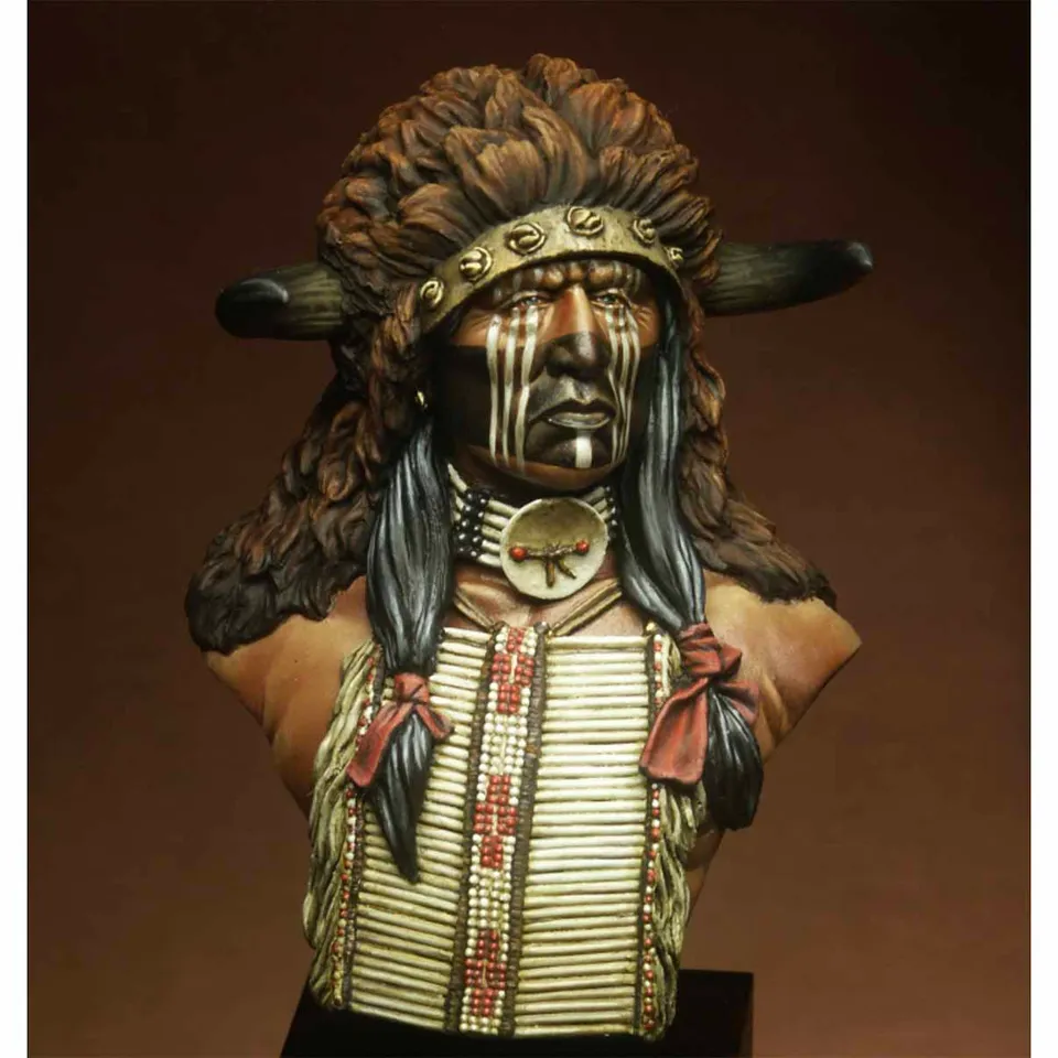 ART GIRONA Miniatures Lakota Chief figurine chef indien 54 mm
