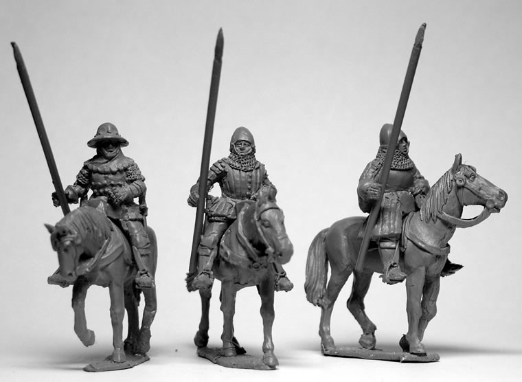 Perry Miniatures Agincourt AO28 figurine sergents montés au pas