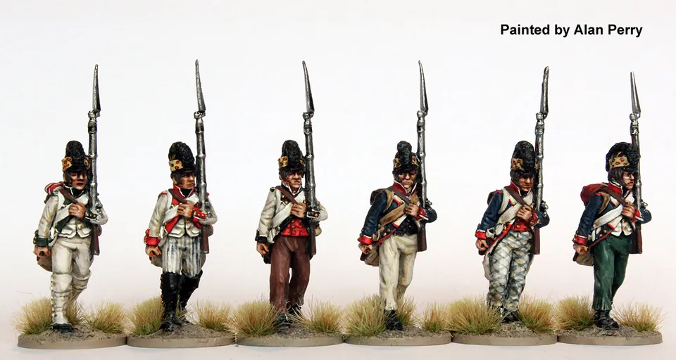 Perry Miniatures Revolutionary REVF5 Fusiliers figurines 28mm
