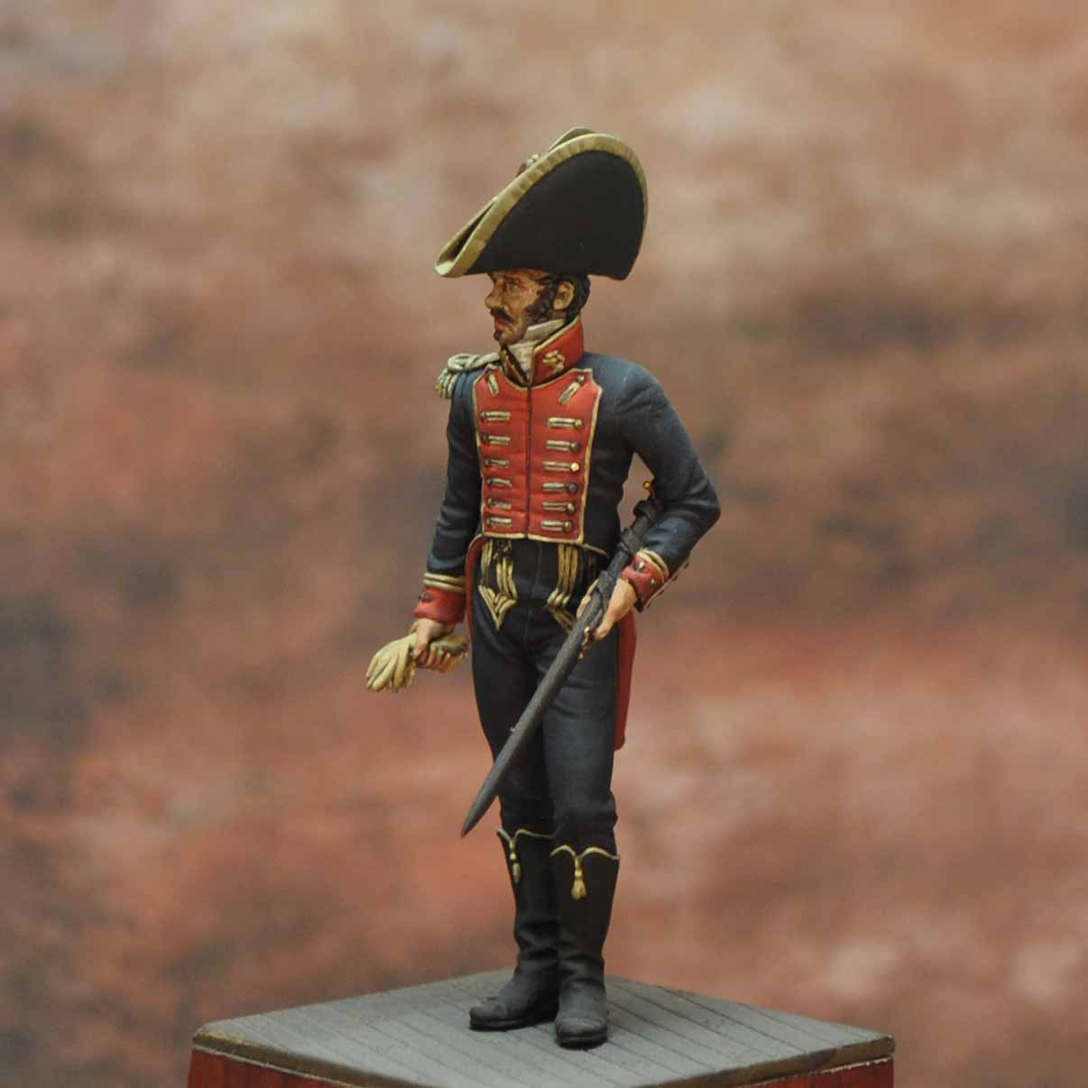 Art Girona Napoleonic Cavalry officer Hamburg 1807 figurine