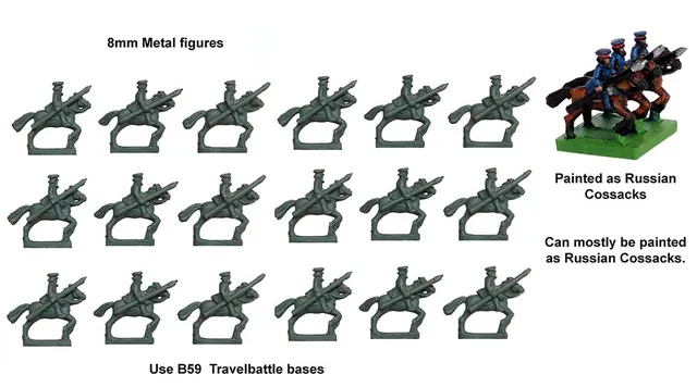 Perry Miniatures TB 14 Cossacks figurines métal 18 pièces