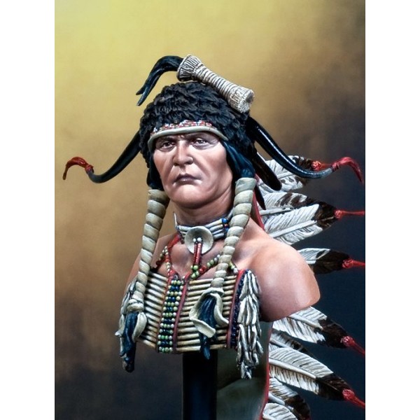 ART GIRONA Miniatures Sioux Warrior figurine indien 70 mm