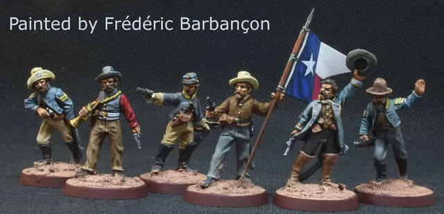 Perry Miniatures ACW 125 figurines cavalerie confédérée commandement 28mm