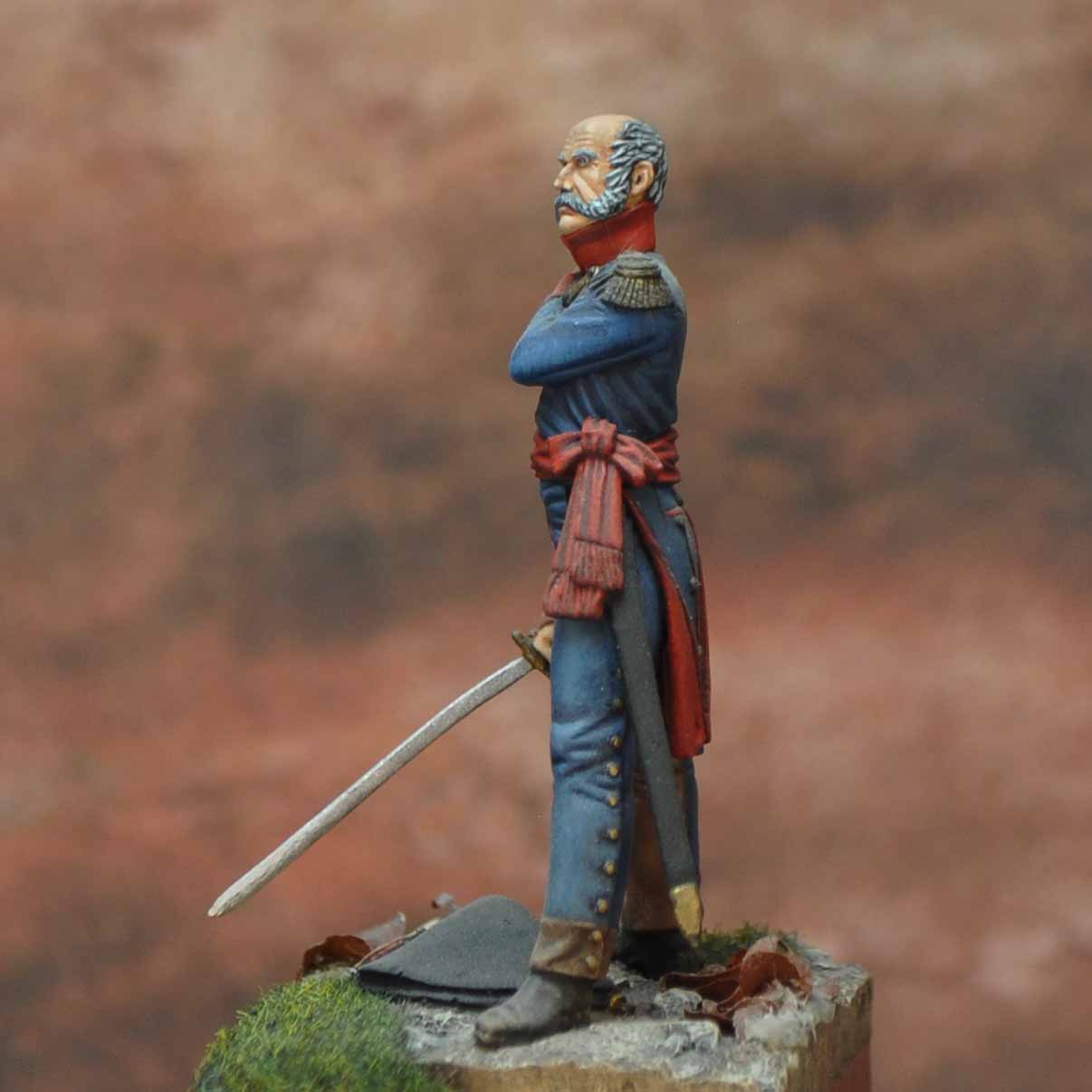 ART GIRONA Napoleonic Capitán Infantería 1811 figurine Espagne