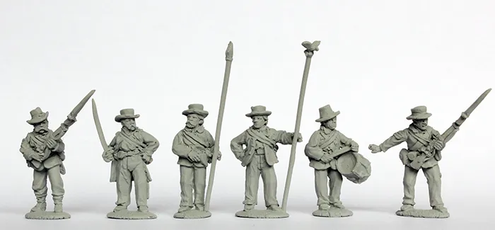 Perry Miniatures Civil War ACW91 commandement Union figurines 28mm
