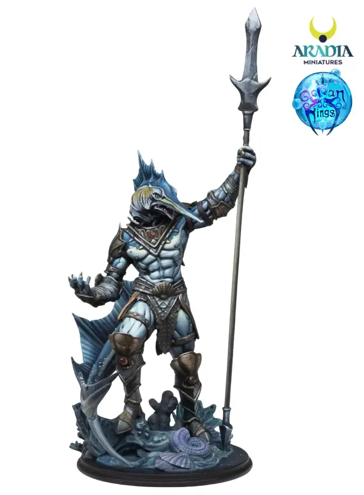 Aradia Minis Ocean Kings Aqualon Bladecrest figurine